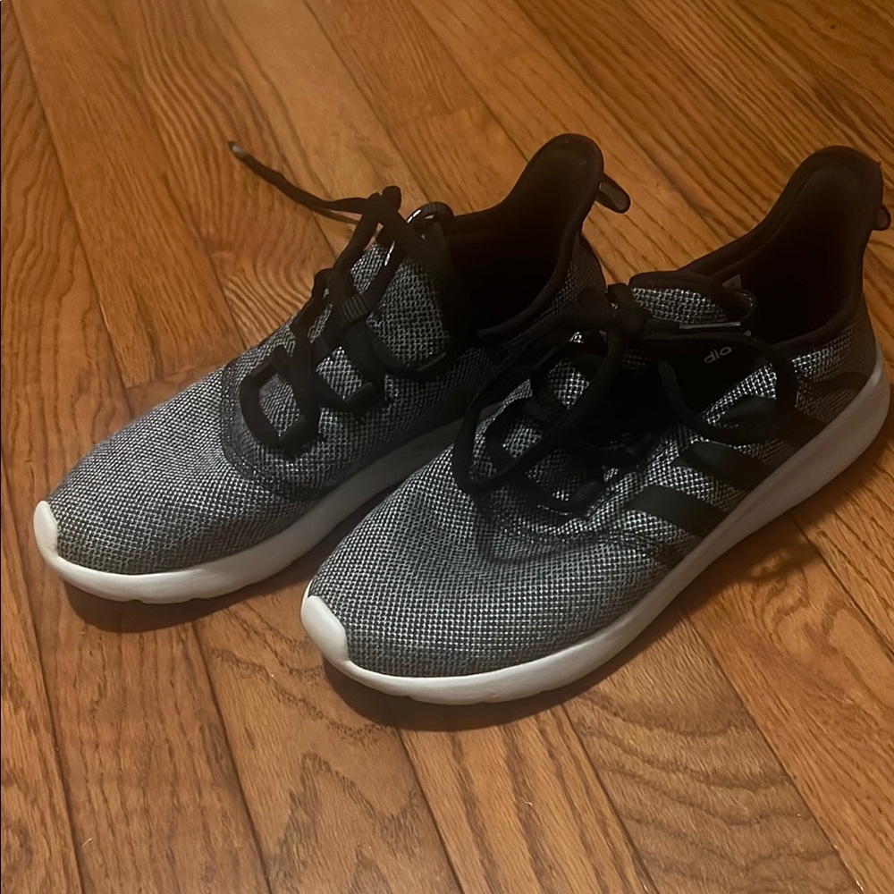 adidas Black and Gray Athletic Shoes